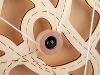 متاهة مونتيسوري القراصنة الخشبية ثلاثية الأبعاد لع...