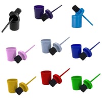 علبة دهان حافر مع فرشاة مدمجة