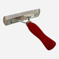 مشط المنيوم مقبض خشب