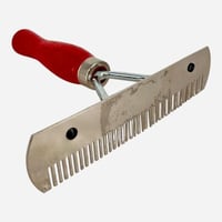 مشط المنيوم مقبض خشب