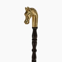 عصاء راس خيل نحاس يدوي فاخر