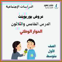 عرض بوربوينت -الدرس الخامس والثلاثون-الحوار الوطني...