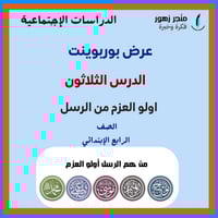 عرض بوربوينت -الدرس الثلاثون-اولو العزم من الرسل-ر...