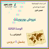 عروض بوربوينت -شامل الوحدة الثالثة-الجغرافيا-رابع...