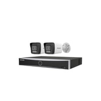 2 كاميرات مراقبة - IP بدقة 8 ميجابكسل 30 متر + جها...