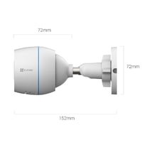 عدد 2 كاميرا مراقبة وايرلس خارجية ماركة ايزفيز EZV...