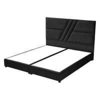 90x200 cm black