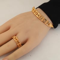 سوارة لازوردي مع الخاتم