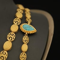 طقم حجر عقيق سماوي