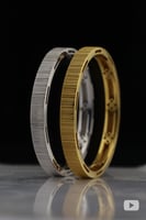 طقم حبتين غوايش أطفال خيط الحرير ذهبي