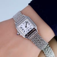 ساعة ذهب أبيض Cartier GENIVE (M)