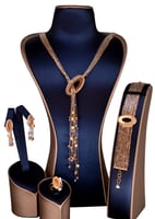 طقم شال ذهب ميكس