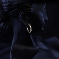 حلق ذهب صافي 1556