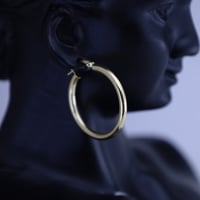 حلق ذهب صافي