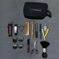 شنطة الحلاقة المتكاملة | أدواتك الخاصة – مع مكينة...