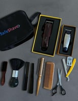 شنطة الحلاقة المتكاملة | أدواتك الخاصة – مع مكينة...