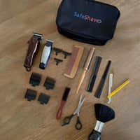 شنطة الحلاقة المتكاملة | أدواتك الخاصة – مع مكينة...