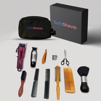 شنطة الحلاقة المتكاملة | أدواتك الخاصة – مع مكينة...