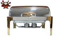 سفنديش سخان بوفيه استيل ذهبي 9لتر