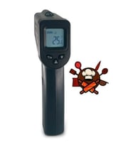 جهاز مقياس حرارة تيرمومتر ليزر اسود