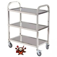 عربيه ترولي 3 ارفف استيل