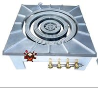 موقد شعله ابيض 4 مفاتيح الجامبو