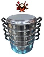 قدر منتو بخار م 28سم المنيوم