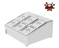 استاند بوفيهات 6 خانات united ovens