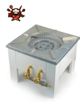 موقد شعله غاز ابيض 2 عيون الصغير