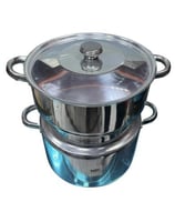 قدر بخار مغربي المنيوم