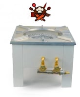 موقد شعله غاز ابيض 2 عيون الصغير