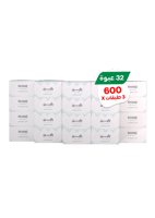 بكج مناديل 600 فائقة النعومة