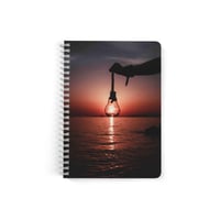 دفتر سلك A5 ورق مسطر 60 ورقة