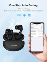 سماعة راف باور اذن لاسلكية بلاتوث - لون اسود BH101...