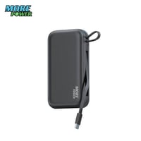 باور بنك مور باور 15 الف ملي امبير 65 واط مع كيبل...