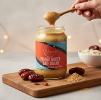 زبدة الفول السوداني بسكر التمر