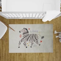 سجاد ميرال للأطفال - تصميم الزيبرا لغرف الأطفال