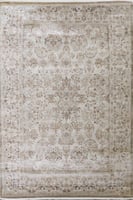 سجاد ايثار - كريم-برتقالي غامق - نقشة فاخرة