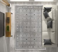 سجاد بيج ملتي - كريم رمادي