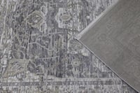 سجاد فريدة كريم - رمادي - نقشة ناعمه