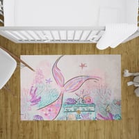 سجاد ميرال للأطفال - تصميم حورية البحر لغرف الأطفا...