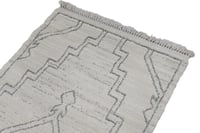 سجاد نوران كريم - رمادي - نمط رفيع