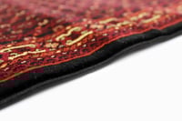 سجاد دهلاء احمر-اسود - زخرفة فنية حديثة