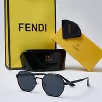 نظارة فندي الشمسية الرجالية : عدسات زجاجية وإطار م...