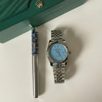 طقم ساعة رولكس + قلم كارتير