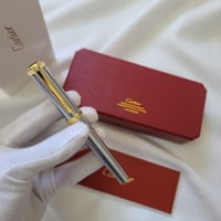 قلم كارتير سانتوس لون فضي | ذهبي مع فضي