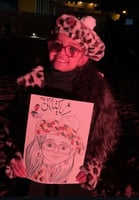 رسم كاريكاتيري A4 ملون