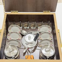 صندوق مسراح - طقم سيفين ونخلة