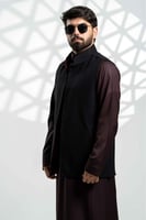 سديري جوخ دبل فيس بنيxأسود