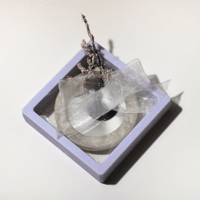 مراية ريزين يدوية فاخرة للمناسبات